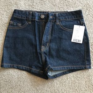 BRAND NEW High-waisted Jean Mini-shorts